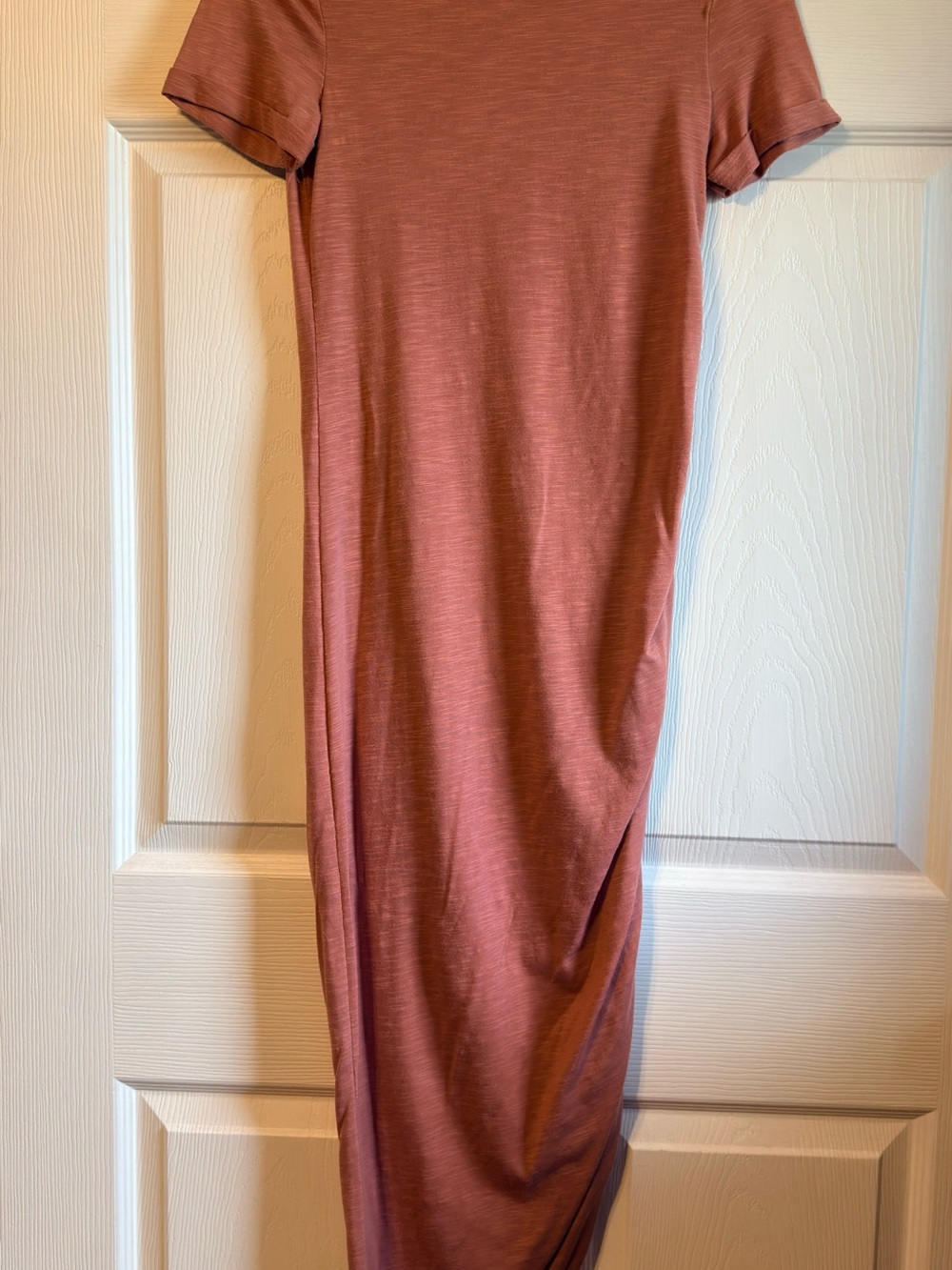 Vero Moda Rustic Rose Maxi Dress with Short Sleeves